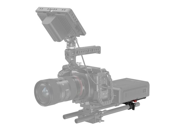SmallRig 3016, Batteriplade, Sort, Rød, Aluminium, 1/4-20, 3/8-16", M4, Kina