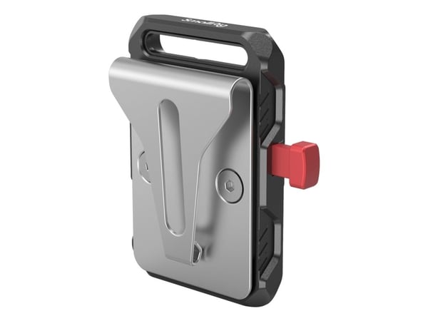 SmallRig 2990, Batteriplate, Sort, Rød, Sølv, Aluminium, Rustfritt stål, 1/4-20", M4, China