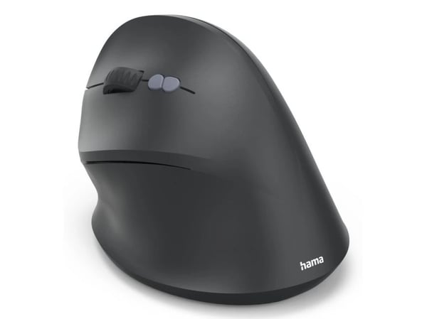 Hama Vertikal ergonomisk venstrehendt mus "EWM-500L" Trådløs - 1 800 dpi - Optisk (00173089)