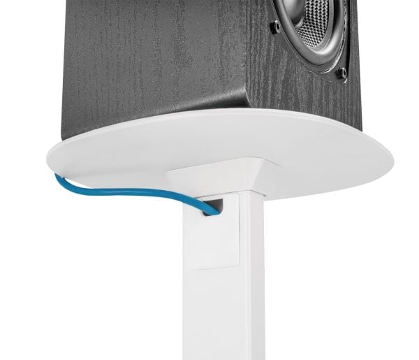 myWall HS 23 W, Gulv, 10 kg, Stål, Hvit, Gulv, 1 ben