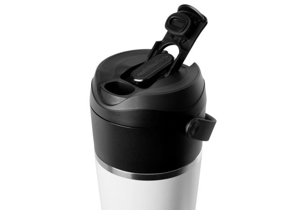 NutriBullet Flip, Bärbar mixer, 0,59 l, Pulsfunktion, Iskrossning, Svart, Vit