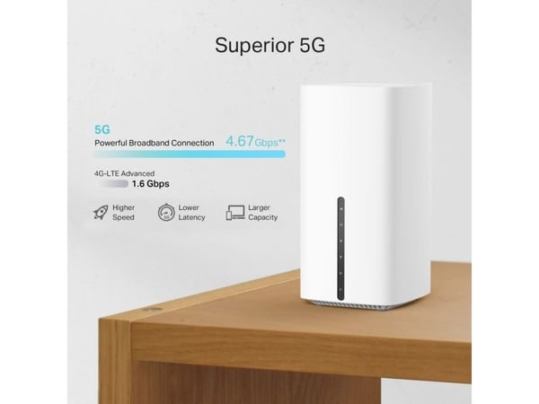 TP-Link Archer NX210, Wi-Fi 6 (802.11ax), Dobbelbånd (2.4 GHz / 5 GHz), Ethernet/bredbåndsforbindelse, 5G, Hvit, Frittstående router