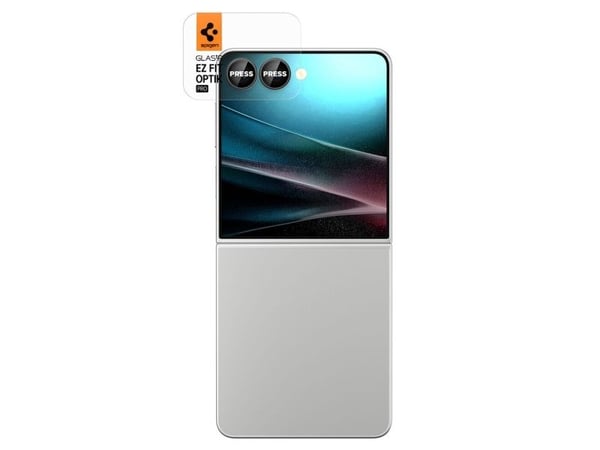 Spigen GLAS.tR EZ Fit Optik Pro HD, Samsung, Galaxy Z Flip 7, Sort, 2 stk