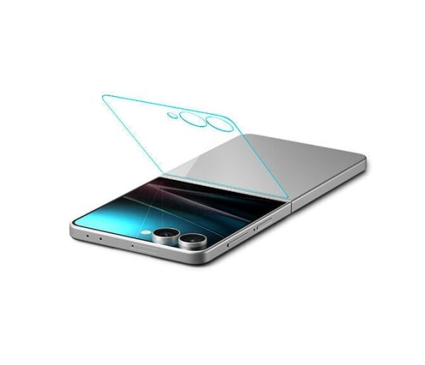 Spigen GLAS.tR EZ Fit HD, Samsung, Galaxy Z Flip 7, Gjennomsiktig, 2 stykker