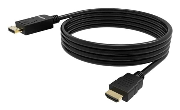 VISION - Adapterkabel - DisplayPort hann til HDMI hann - 2 m - svart - 8K 60Hz støtte