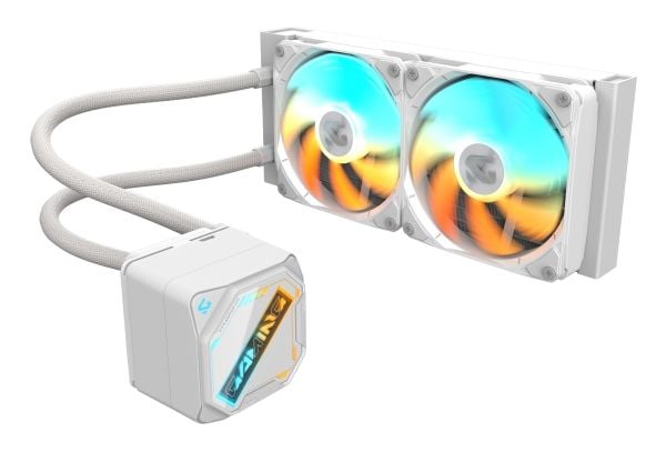 GIGABYTE GAMING 240 ICE - Væskekjølesystem for prosessor - Radiatorstørrelse: 240 mm - (for: LGA115x Socket, LGA1200, LGA1700, LGA1851, AM4, AM5) -...