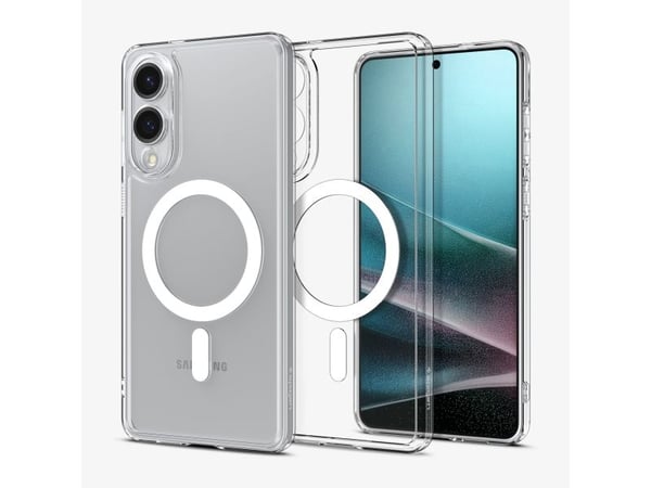 Spigen Ultra Hybrid Mag-etui med MagSafe for Samsung Galaxy S25 Edge - gjennomsiktig