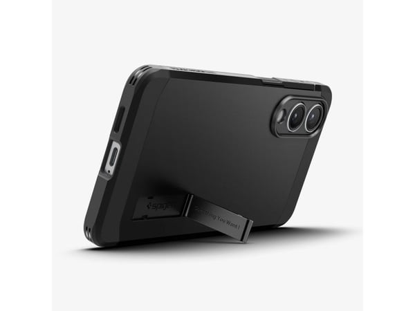 Spigen Tough Armor AI (MagFit), Etui, Samsung, Galaxy S25 Edge, 17 cm (6.7"), Sort