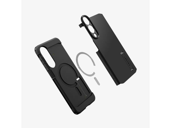 Spigen Tough Armor AI (MagFit), Etui, Samsung, Galaxy S25 Edge, 17 cm (6.7"), Sort