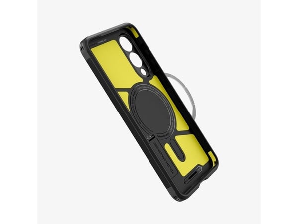 Spigen Tough Armor AI (MagFit), Etui, Samsung, Galaxy S25 Edge, 17 cm (6.7"), Sort
