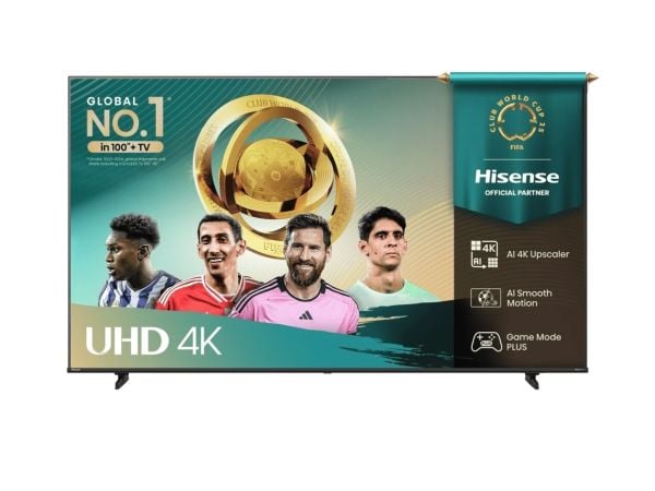 Hisense 85A6Q - 85" Diagonalklasse A6Q Series LED-bakgrunnsbelyst LCD TV - Smart TV - VIDAA - 4K UHD (2160p) 3840 x 2160 - HDR - Direct LED - svart