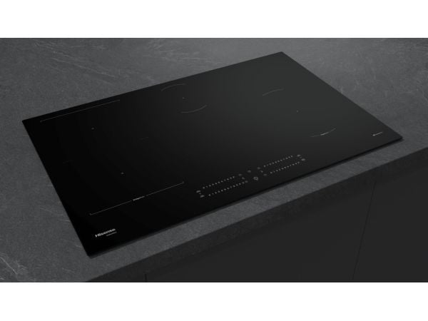 Hisense HI8432BSCWF, Sort, Innebygget, 79 cm, Sonebasert induksjon, Glass-keramikk, 4 zone(s)