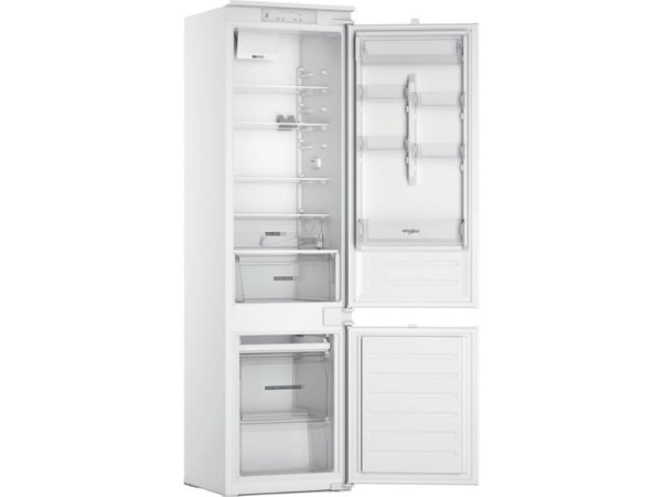 Whirlpool Everest WHC20D023B1 SF - Kjøleskap/fryser - bunnfryser - innebygd - fordypning - bredde: 56 cm - dybde: 56 cm - høyde: 194 cm - 300 liter...