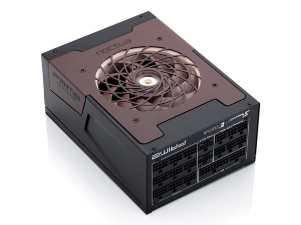 Seasonic Prime TX-1600 Noctua Edition, 80 PLUS Titanium-strømforsyning, modulær, ATX 3.0, PCIe 5.0 - 1600 Watt