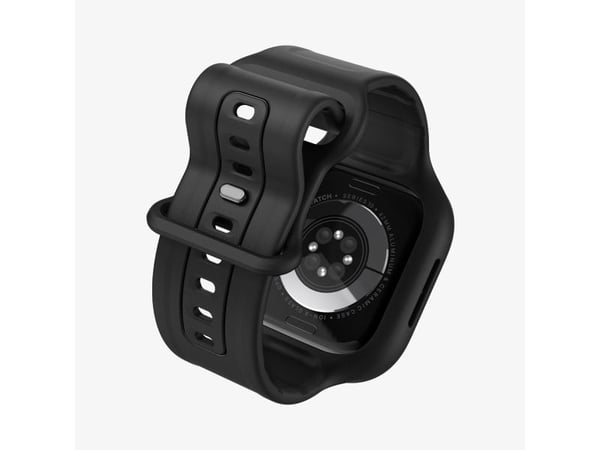 Spigen Vault Pro, Etui + bånd, Smartklokke, Svart, Apple, Apple Watch 10 (42mm), Rustfritt stål, Termoplastisk polyuretan (TPU)