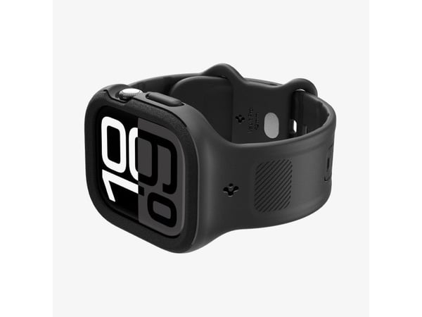 Spigen Vault Pro, Etui + bånd, Smartklokke, Svart, Apple, Apple Watch 10 (42mm), Rustfritt stål, Termoplastisk polyuretan (TPU)