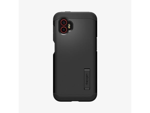 Spigen Tough Armor - Baksidedeksel for mobiltelefon - polykarbonat, termoplast-polyuretan (TPU) - svart - for Samsung Galaxy XCover7 Pro
