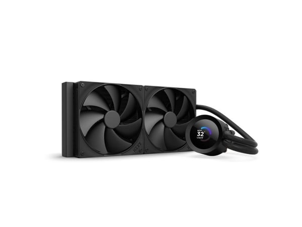 NZXT Kraken Plus 280, Alt-i-ett væskekjøler, 14 cm, Sort