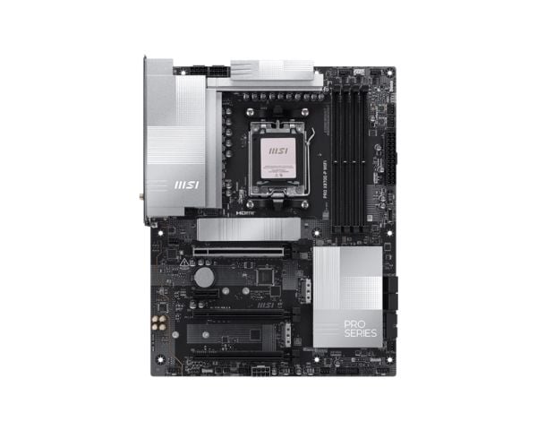 MSI PRO X870E-P WIFI - Hovedkort - ATX - Socket AM5 - AMD X870E Chipset - 5 Gigabit Ethernet, Wi-Fi 7, Bluetooth - innbygd grafikk (CPU kreves) - H...