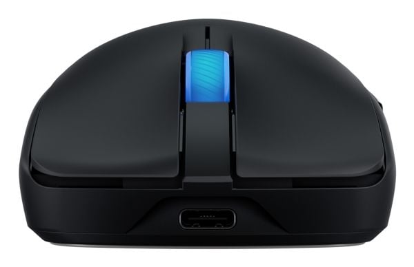 ASUS ROG Harpe II Ace - Mus - høyrehendt - optisk - 6 knapper - trådløs, kablet - USB 2.0, 2.4 GHz, Bluetooth 5.1 - USB trådløs mottaker - svart