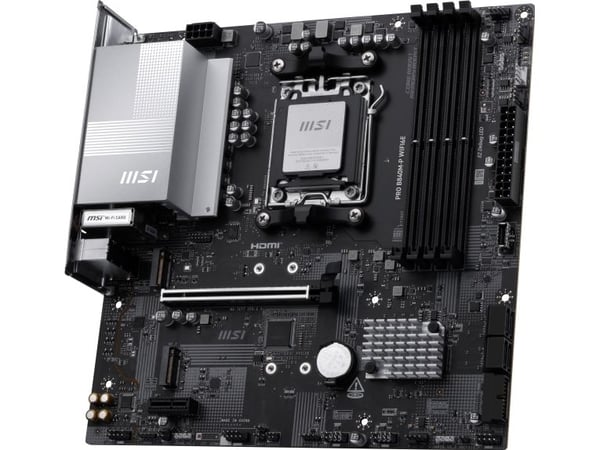 MSI PRO B840M-P WIFI6E - Hovedkort - micro ATX - Socket AM5 - AMD B840 Chipset - USB 3.2 Gen 2, USB-C 3.2 Gen 1, USB 3.2 Gen 1, USB-C 3.2 Gen2 - 2....