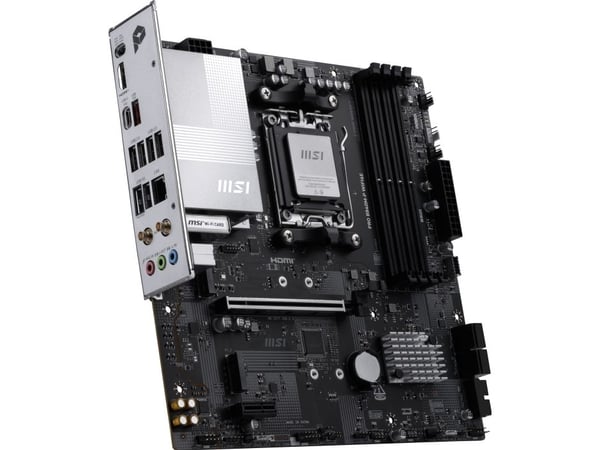 MSI PRO B840M-P WIFI6E - Hovedkort - micro ATX - Socket AM5 - AMD B840 Chipset - USB 3.2 Gen 2, USB-C 3.2 Gen 1, USB 3.2 Gen 1, USB-C 3.2 Gen2 - 2....