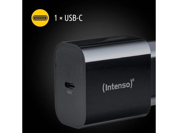 Intenso 7802010, Innendørs, 120 - 140 V, 50/60 Hz, 20 W, 12 V, Svart