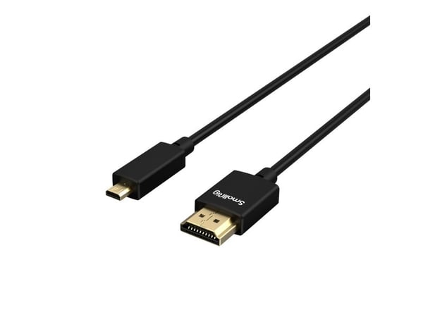 SmallRig 3043B, 0,55 m, HDMI Typ D (micro), HDMI Typ A (standard), Svart