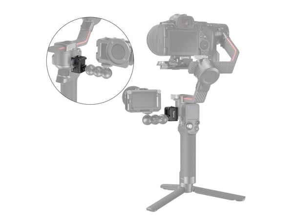 SmallRig 3025, DJI, Alumiiniseos, musta, 1/4"-20, ARRI 3/8"-16, RS 3, RS 4, RS 2, RSC 2, RS 3 Pro, RS 4 Pro, 33,5 mm