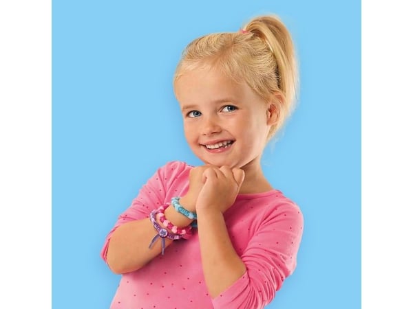 SES Creative 14047, Smykkesett til å lage armbånd for barn, 3 år, Flerfarget