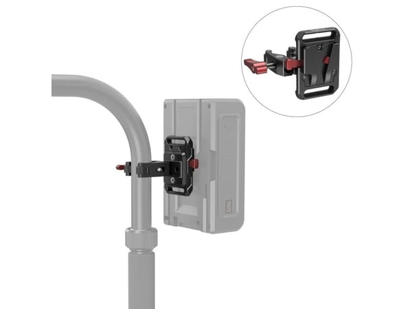 SmallRig 2989, Batteriplate, Sort, Rød, Aluminium, 1/4-20", M4, China