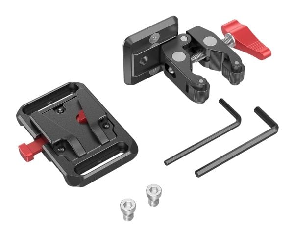 SmallRig 2989, Batteriplate, Sort, Rød, Aluminium, 1/4-20", M4, China