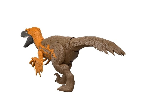 Jurassic World WILD ROAR Utahraptor, 4 år, Flerfarget, Plast
