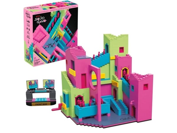 Mattel MEGA Squid Game The Staircase, Rakennuspakkaus, 17 vuosi/vuosia, Muovi, 1707 kpl, 3,33 kg