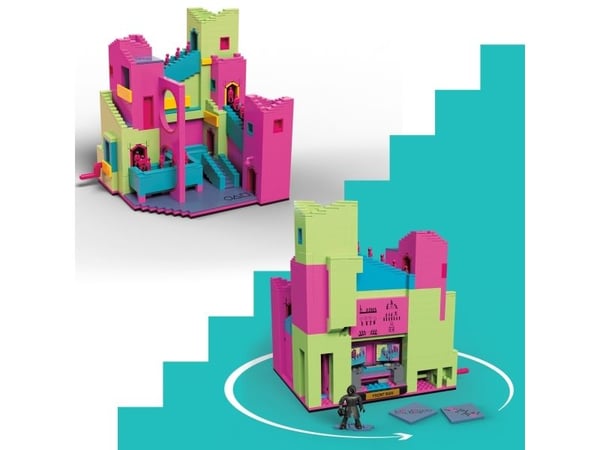 Mattel MEGA Squid Game The Staircase, Rakennuspakkaus, 17 vuosi/vuosia, Muovi, 1707 kpl, 3,33 kg