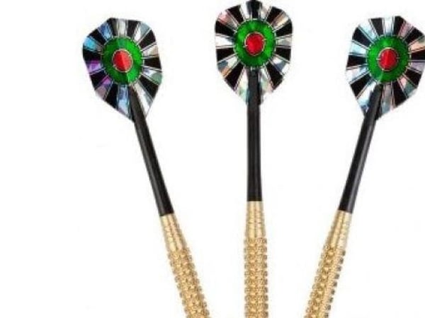 Darts Harrows Pro Brass Medium 21 g, svart, 3 st