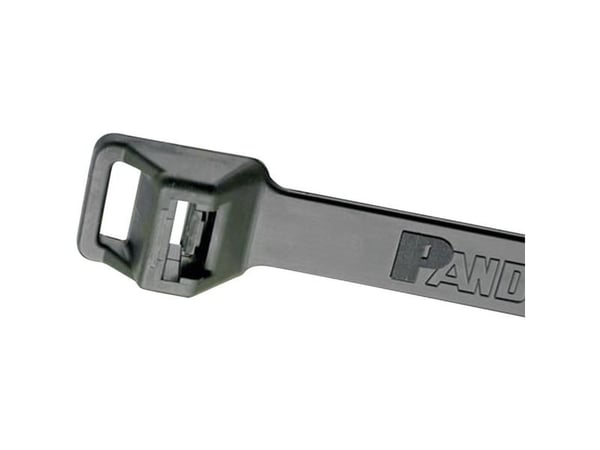 Panduit Cable Tie, 22.2"L (564mm), Extra-Heavy, Weather Resistant, Black, 100pc, Nailon, musta, 564 mm