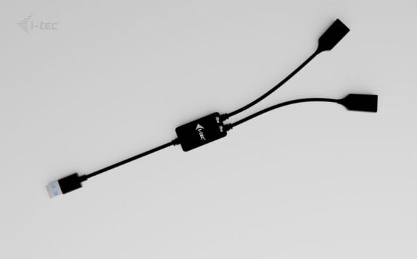 i-Tec - Hub - USB-A kabel - 2 x USB 3.2 Gen 1 - stasjonær