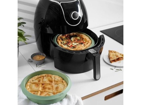 Lékué 884122, Rund, Flat overflate, -60 °C, 220 °C, Grønn, Silikon