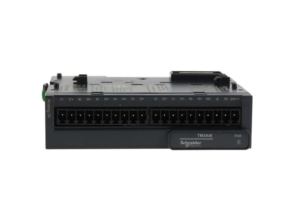 Schneider Electric TM3AI8, Analog inmatningsmodul, 8 ingångar, IP20, CE UKCA RCM EAC CULus CULus HazLoc, -10 - 55 ° C, -25 - 70 ° C Schneider Electric TM3AI8, Analog inmatningsmodul, 8 ingångar, IP20, CE UKCA RCM EAC CULus CULus HazLoc, -10 - 55 ° C, -25 - 70 ° C