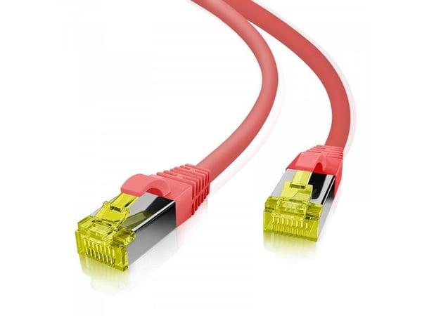 Helos 263773, 20 m, Cat6a, S/FTP (S-STP), RJ-45, RJ-45, Röd