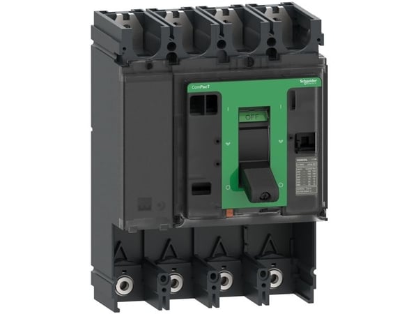 SCHNEIDER ELECTRIC Katkaisija ilman virtarelettä, Compact NSX630F, 36 kA 415 VAC 50/60 Hz, 630 A, 4 napaa