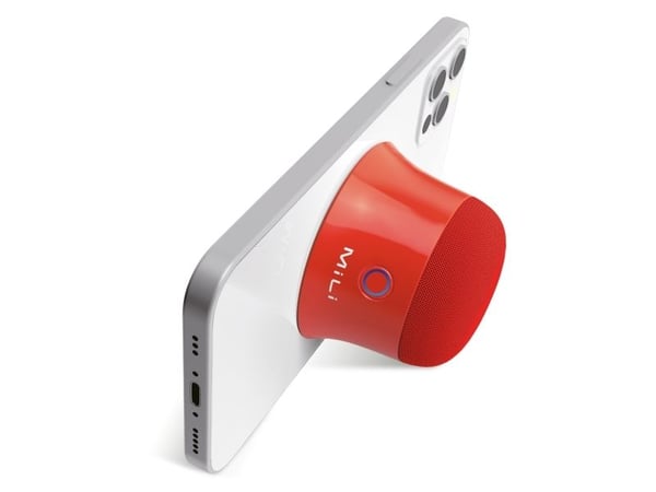 Ultron Mag-SoundMate - Høyttaler - for bærbar bruk - Bluetooth - rød