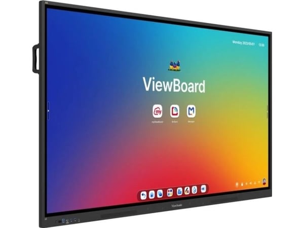 Viewsonic IFP6534 Display, 165,1 cm (65"), 1650,24 x 942,01 mm, 450 cd/m², 1,07 milliarder farger, 3840 x 2160 piksler, TFT-LCD