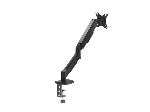DELTACO - Monteringssett (skrivebordsmontering) - justerbar arm - for LCD-skjerm - svart - skjermstørrelse: 17"-32"