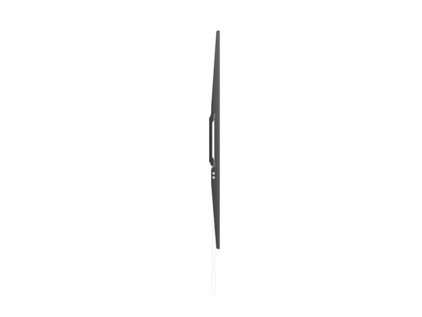 DELTACO - Monteringssett (veggmontering) - for buet / flatt panel - tungt nyttig, 75 kg, fast - låsbar - svart - skjermstørrelse: 43"-100"