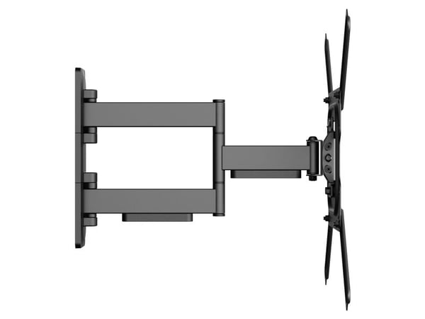 Deltaco ARM-0257-B, 60,1 m (2365"), 75 x 75 mm, 400 x 400 mm, -10 - 5°, -90 - 90°, musta