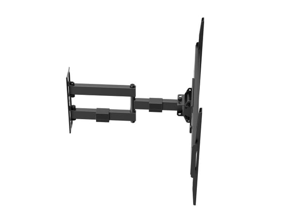 DELTACO - Monteringssett (veggmontering) - full bevegelse - for flatpanel - vipp, sving - svart - skjermstørrelse: 37"-86"