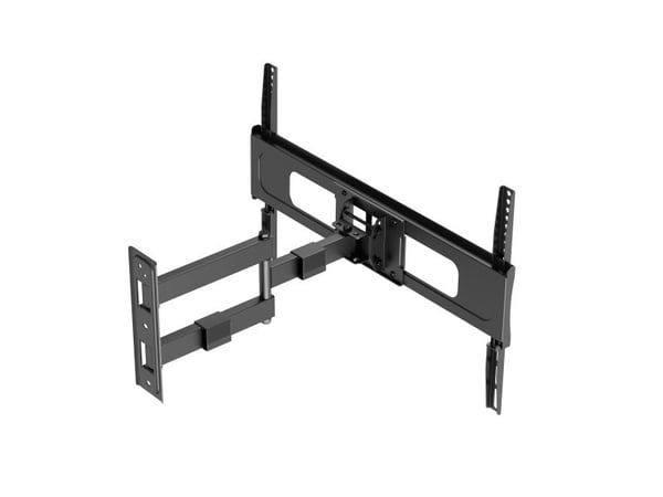 DELTACO - Monteringssett (veggmontering) - full bevegelse - for flatpanel - vipp, sving - svart - skjermstørrelse: 37"-86"