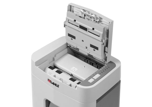Dokumentförstörare DAHLE ShredMATIC® 150, automatisk matning, korsstrimling (P-4)